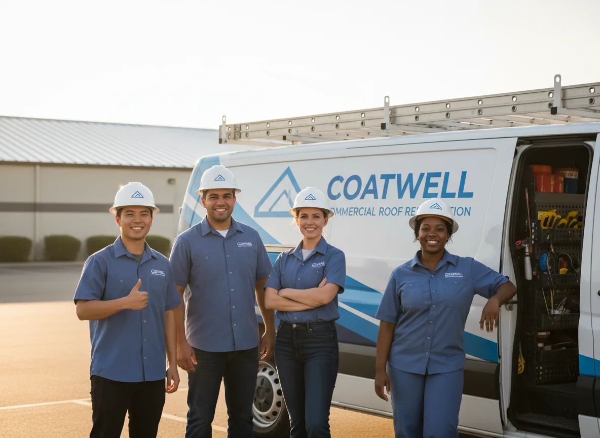 Commercial roof coating company in Copeland, FL